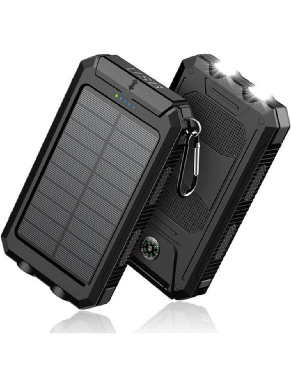 Solar Charger Power Bank, 38800mAh Portable Charger Fast Charger Waterproof
